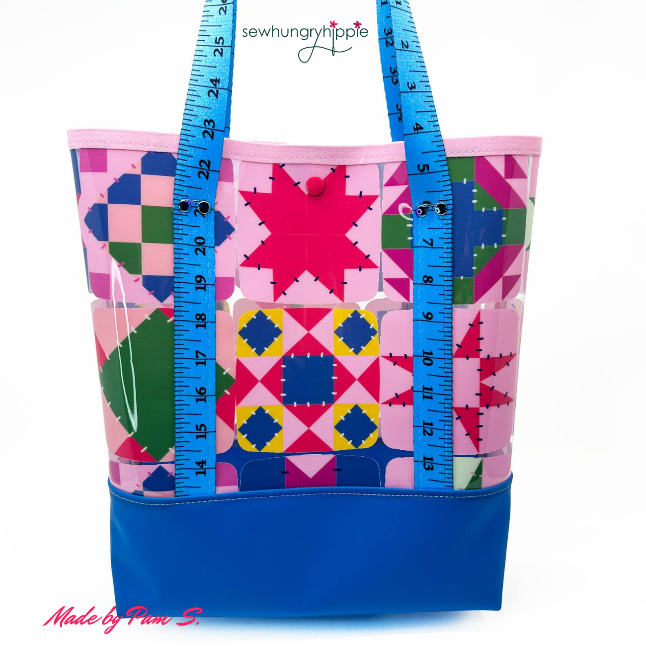 Quilt Blocks Print TPU Vinyl