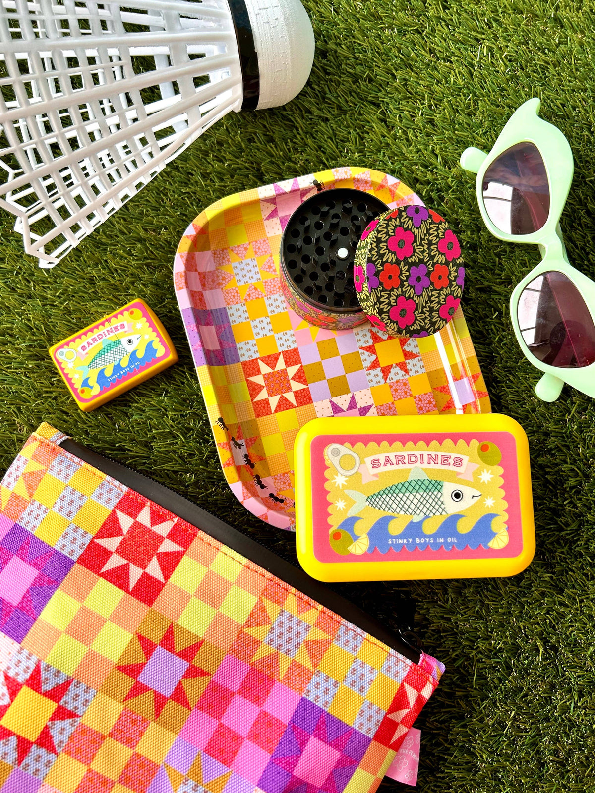 The Peach Fuzz - Small Patchwork Quilt Tray