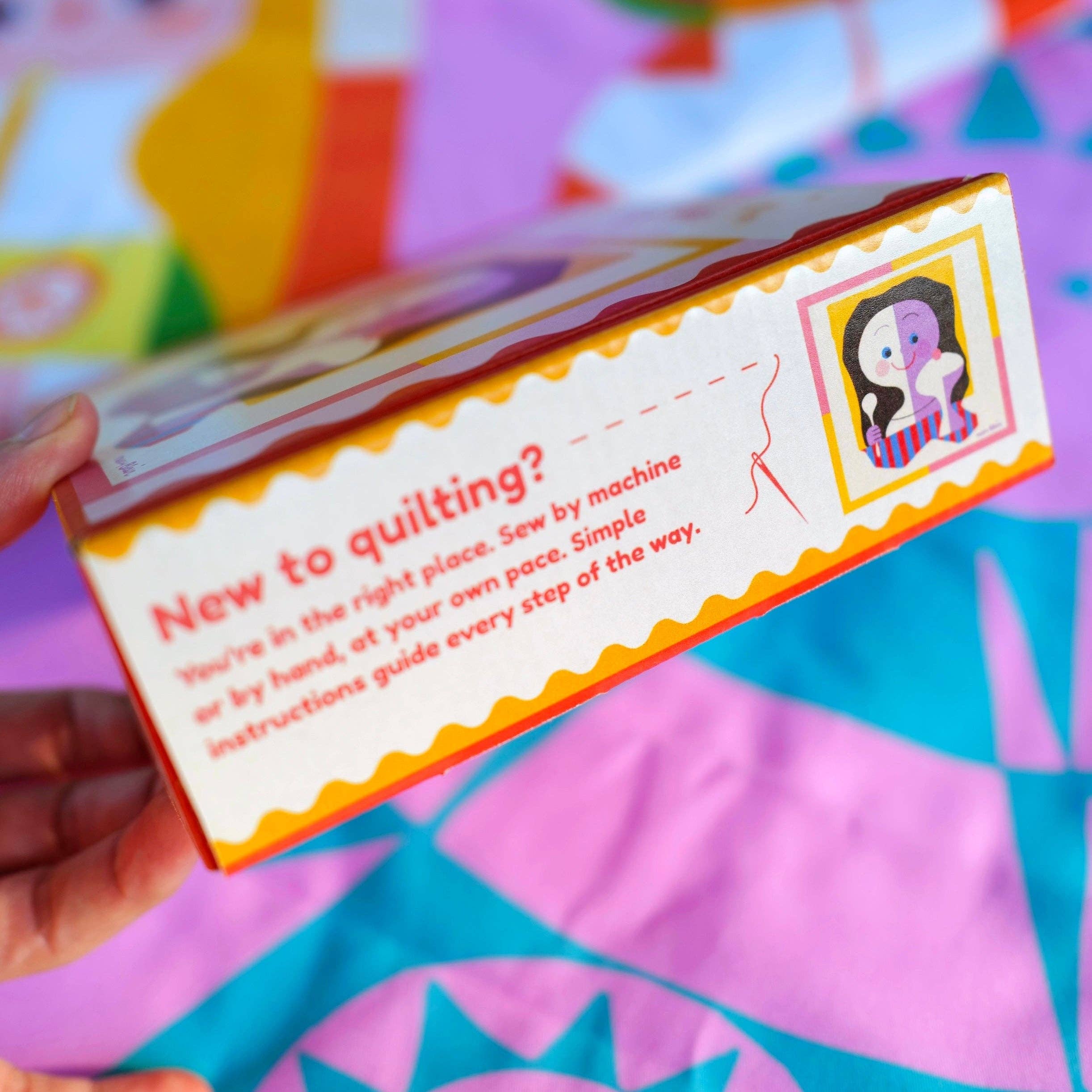 With Love by Kristy - Mary Blair™ Ice Cream Girl Mini Quilt Kit