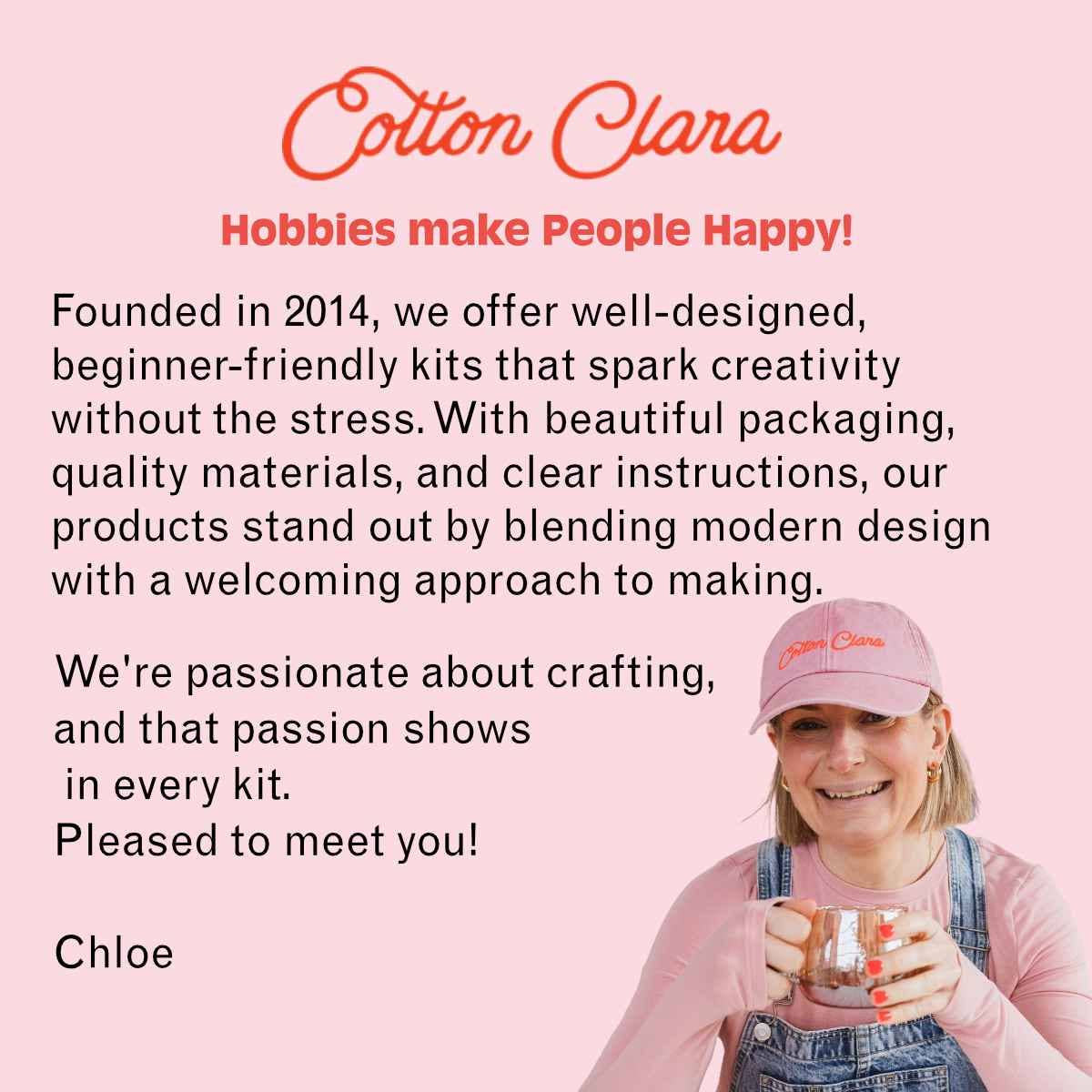 Cotton Clara Craft Kits & Supplies - Sardines Cross Stitch Kit