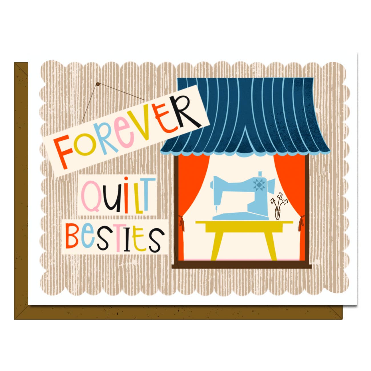 Forever Quilt Besties - Greeting Card
