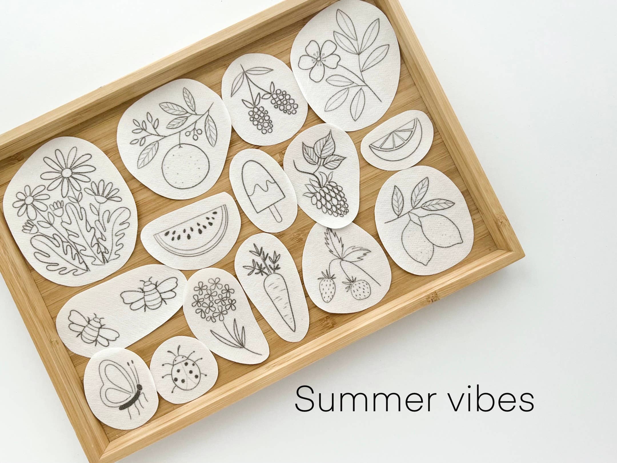 Summer Vibes - Stick & Stitch Embroidery Designs
