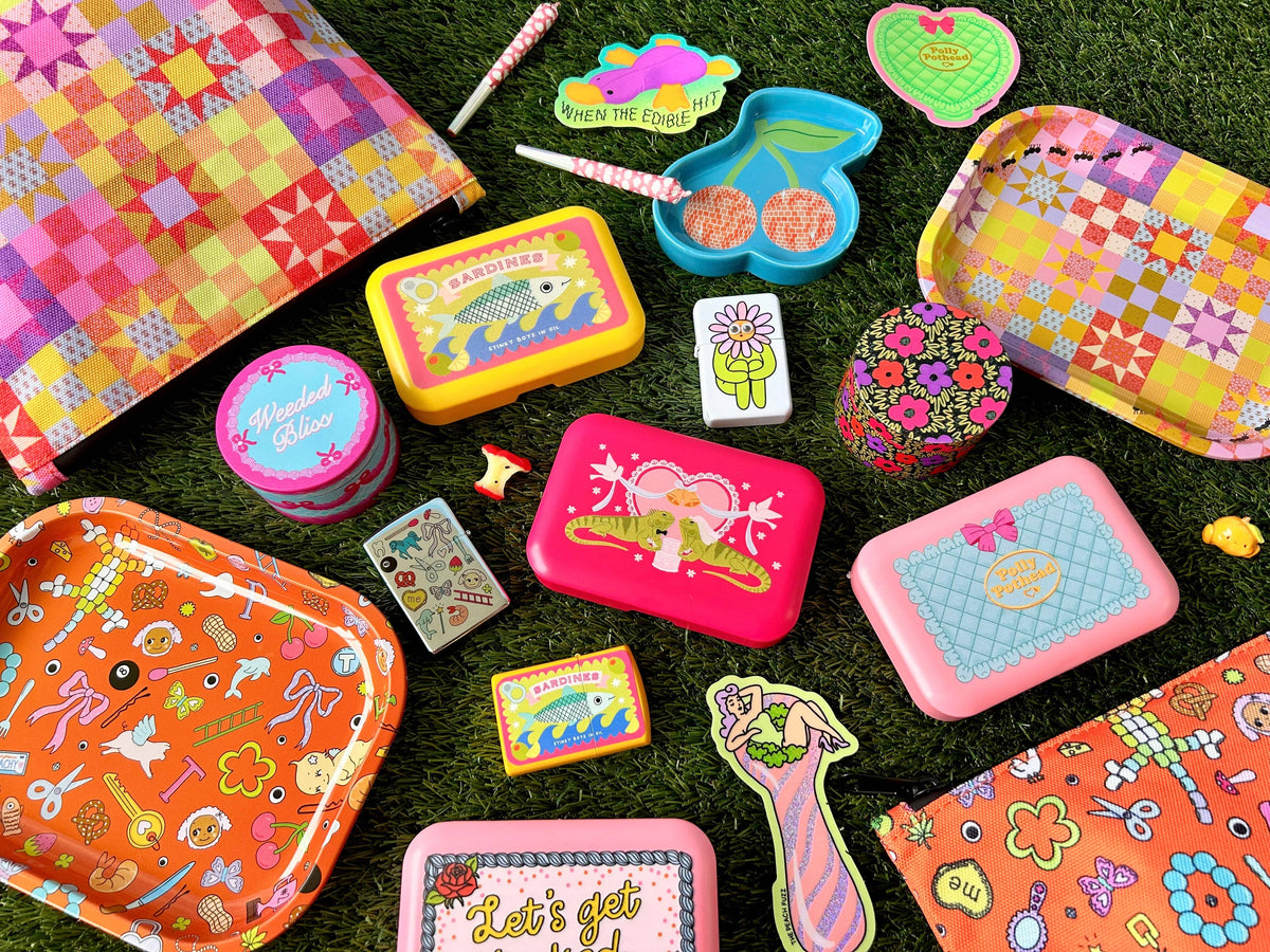 The Peach Fuzz - Small Patchwork Quilt Tray
