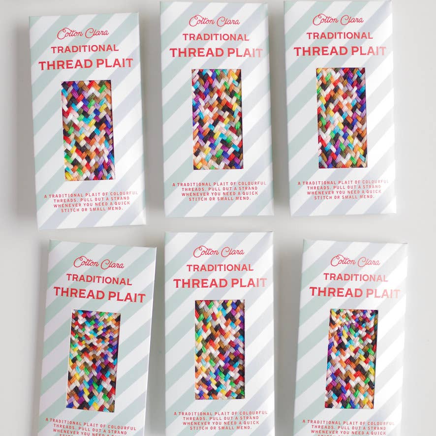 Cotton Clara Craft Kits & Supplies - Traditional Thread Plait for Mending