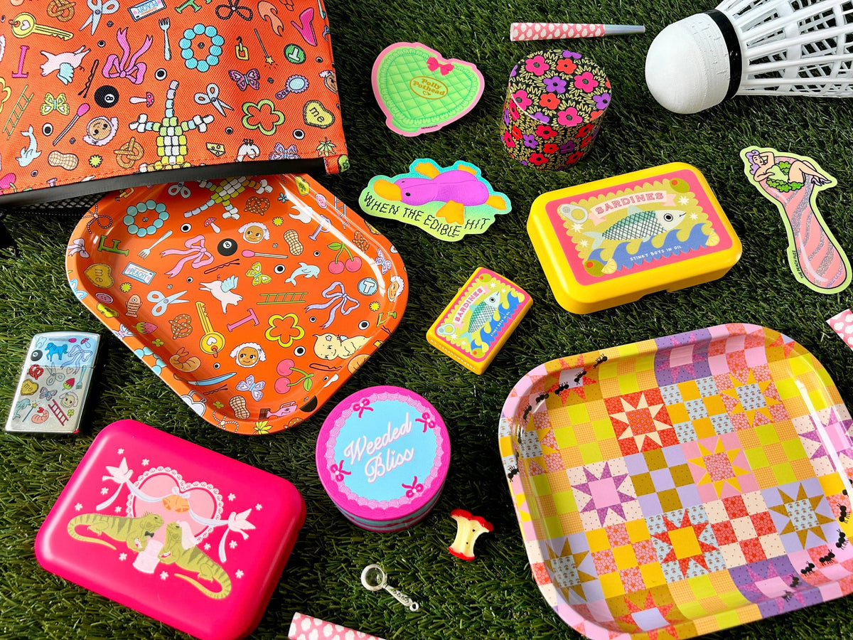 The Peach Fuzz - Small Patchwork Quilt Tray