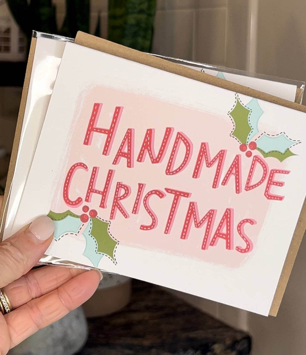 Kati Cupcake - Handmade Christmas - Greeting Card