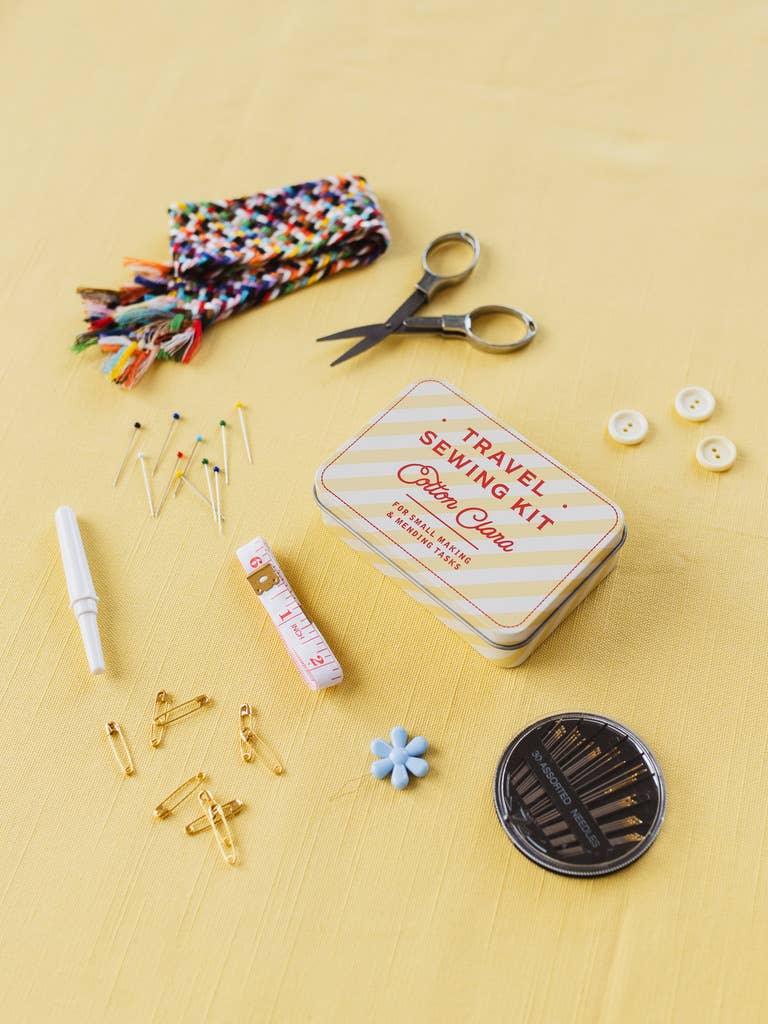 Cotton Clara Craft Kits & Supplies - Travel Sewing Tin Kit