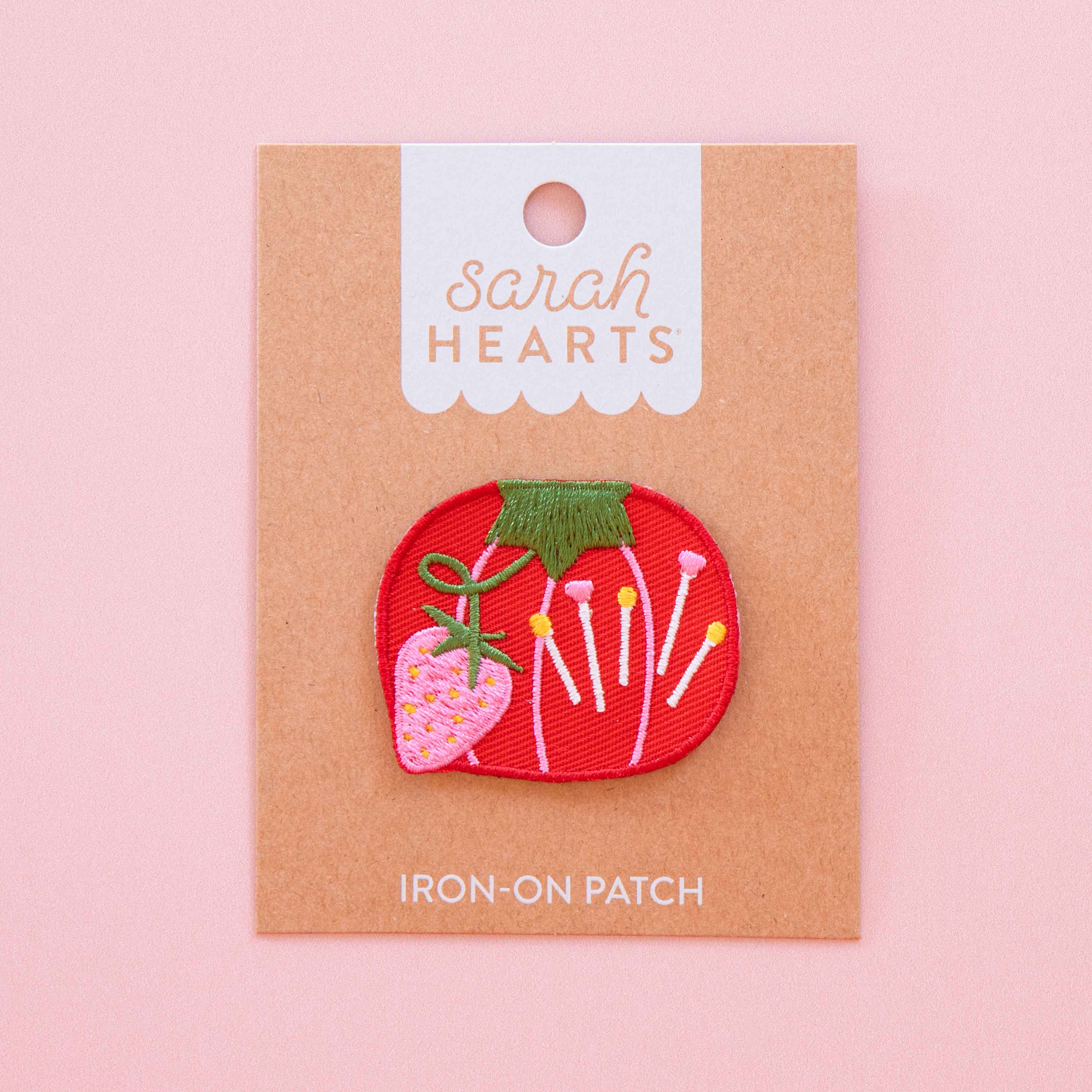 Tomato Pincushion Iron-On Patch