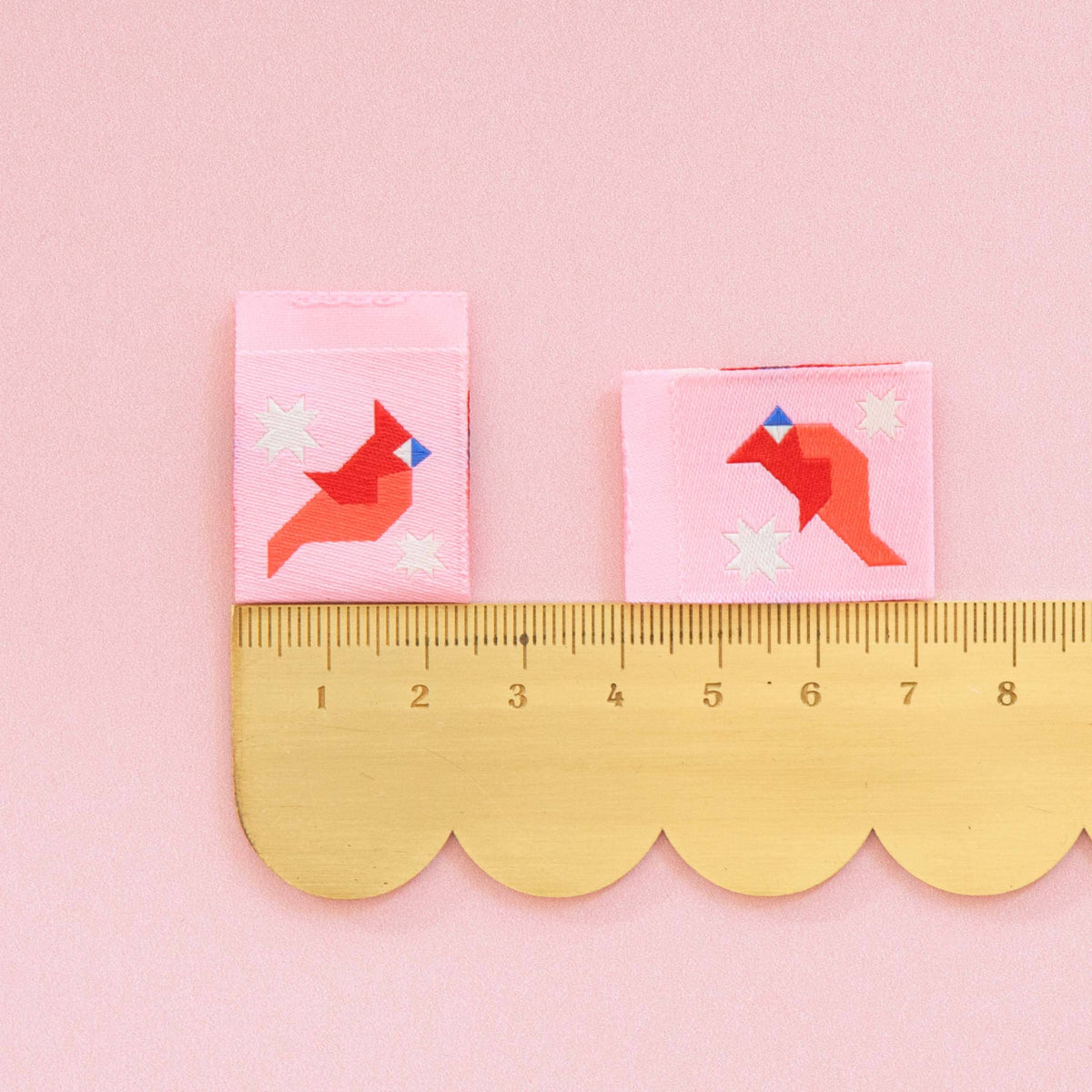 Sarah Hearts - NC Quilt Block Multipack Woven Sewing Labels