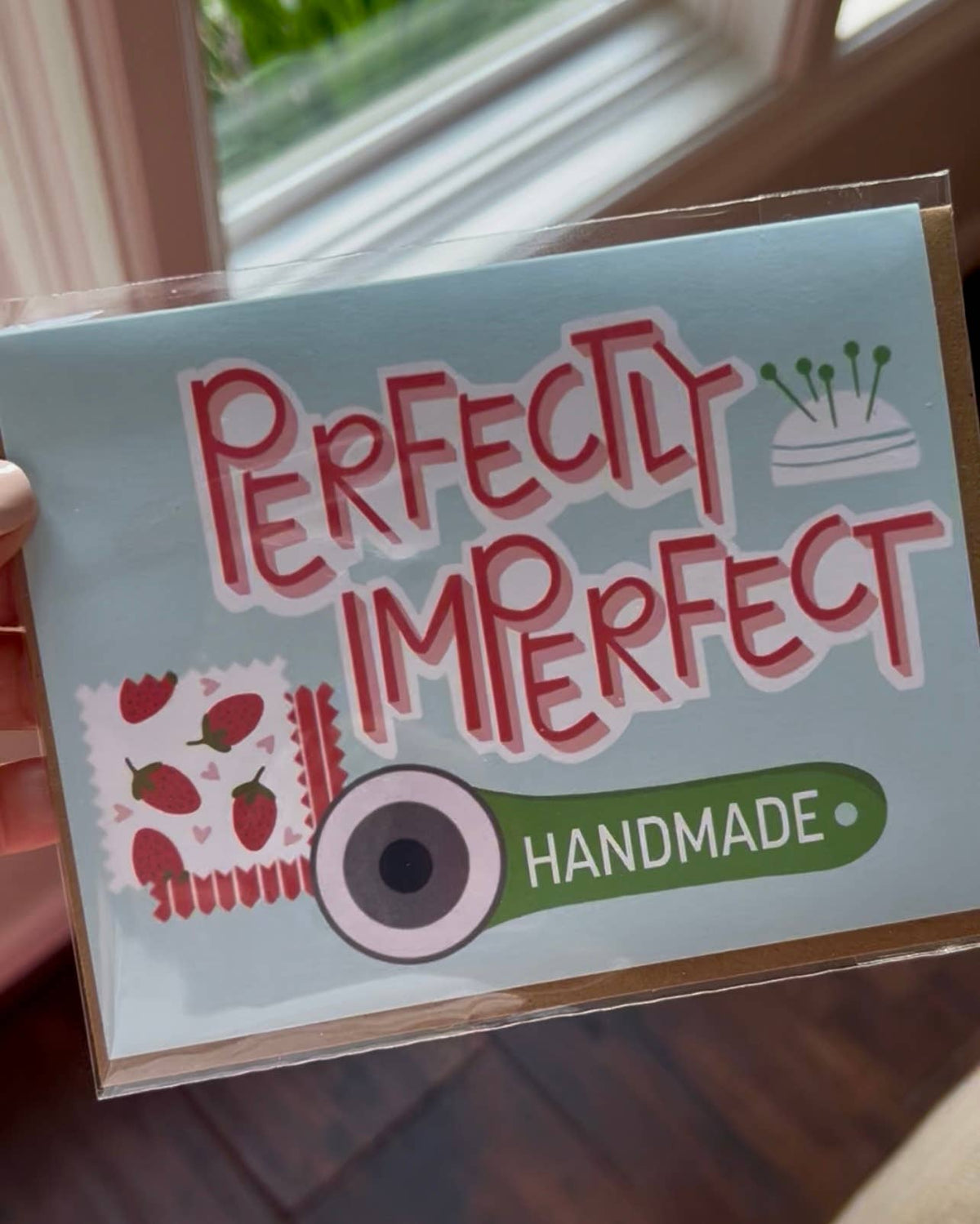 Kati Cupcake - Perfectly Imperfect - Greeting Card 