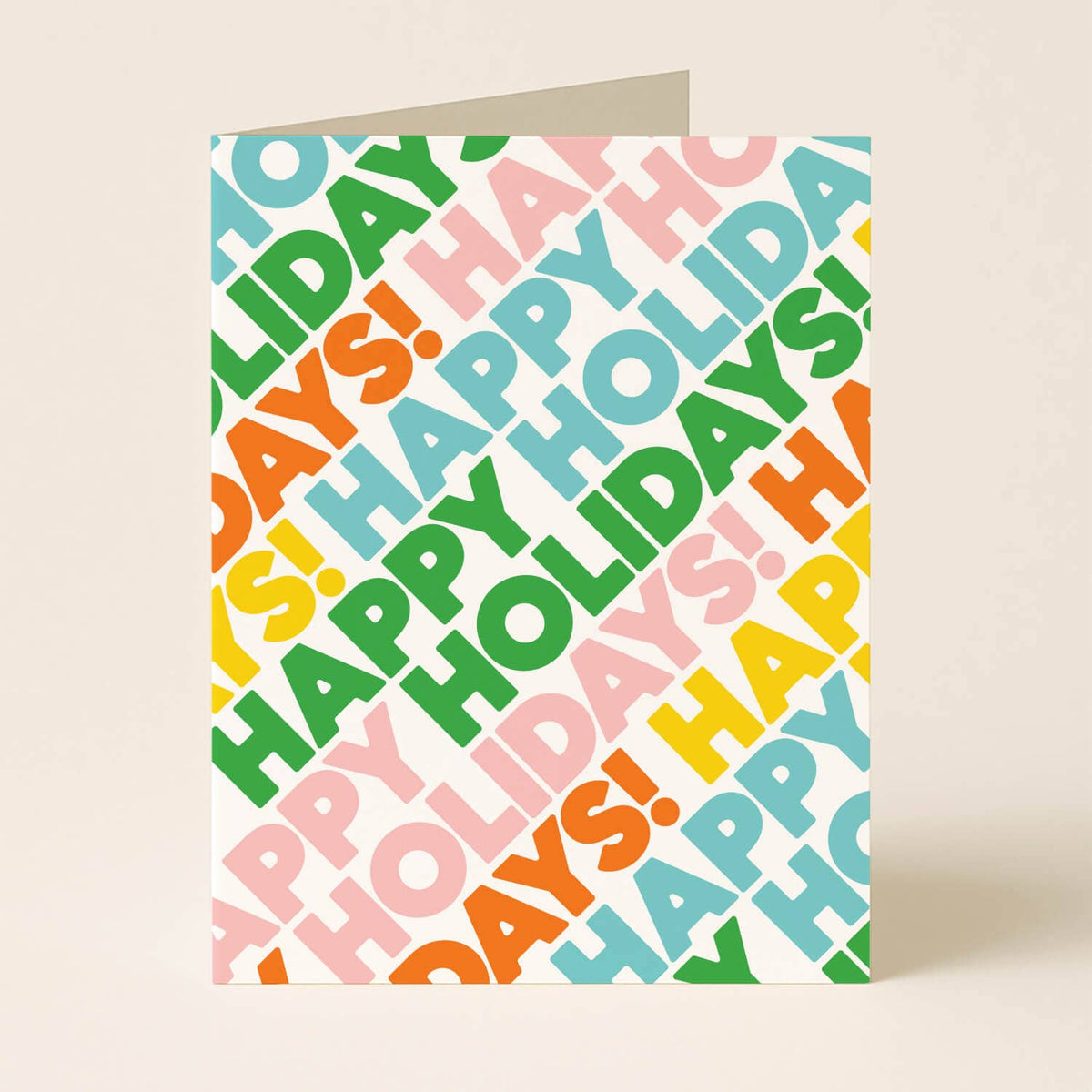 paper&stuff - Happy Holidays Card – Box Set of 8
