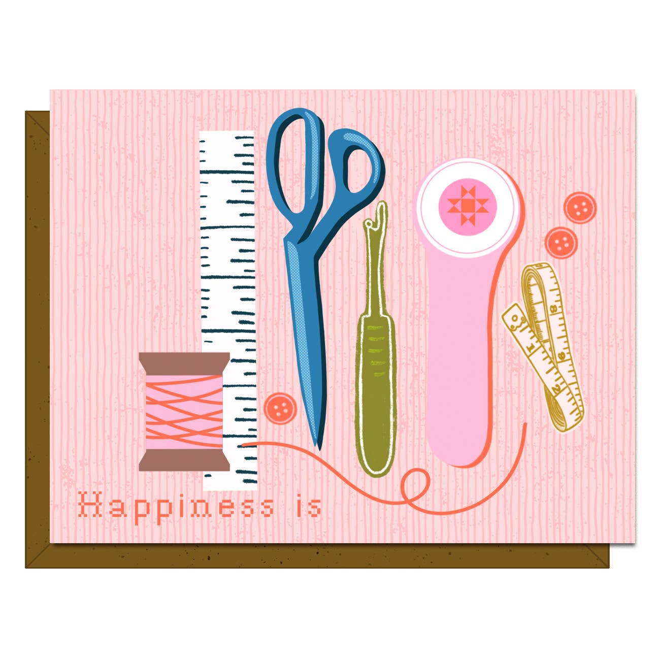 Happiness Is - Greeting Card 