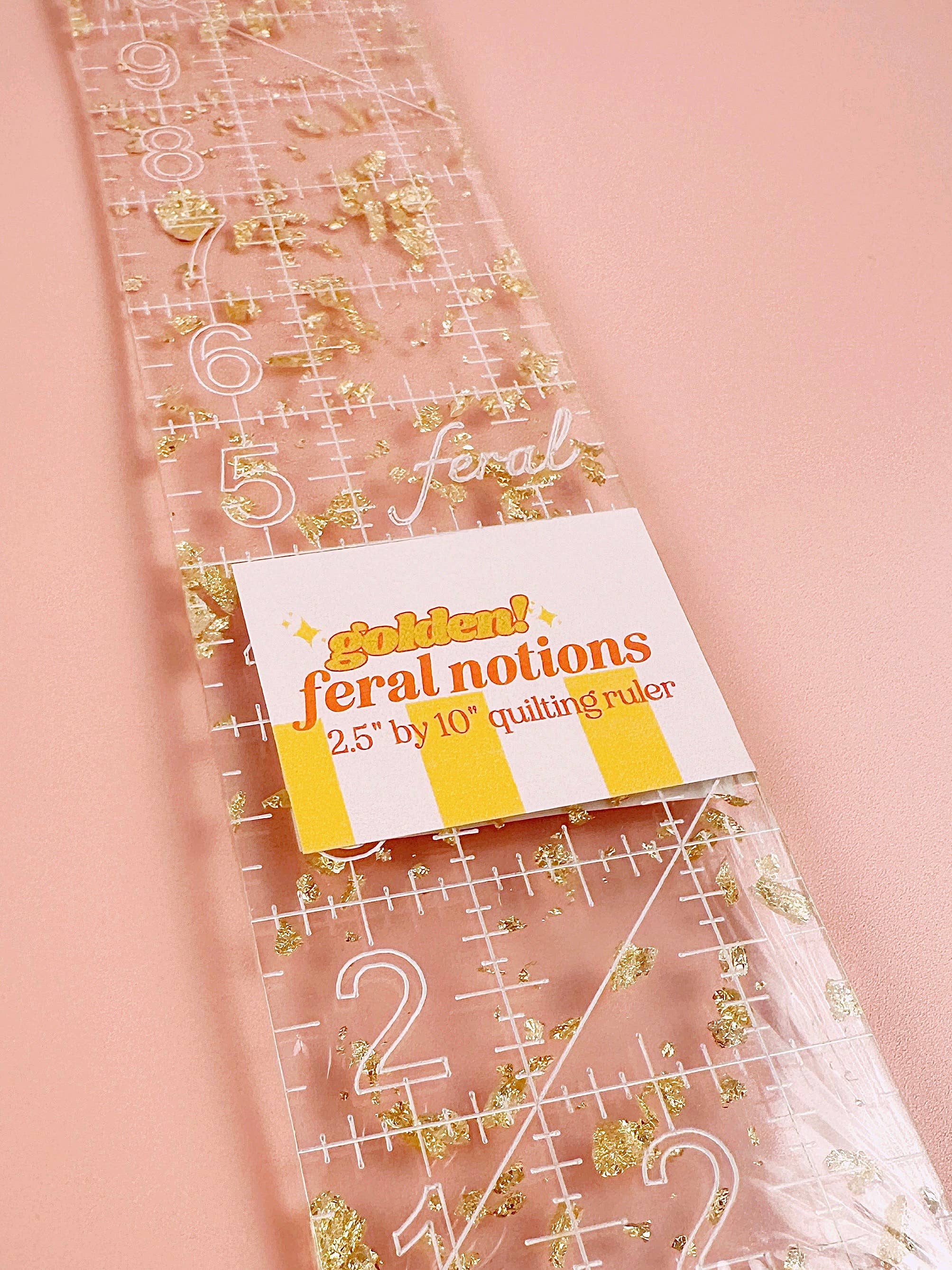 2.5” by 10” Quilting Ruler