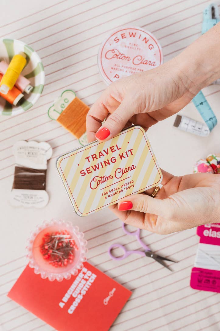 Cotton Clara Craft Kits & Supplies - Travel Sewing Tin Kit