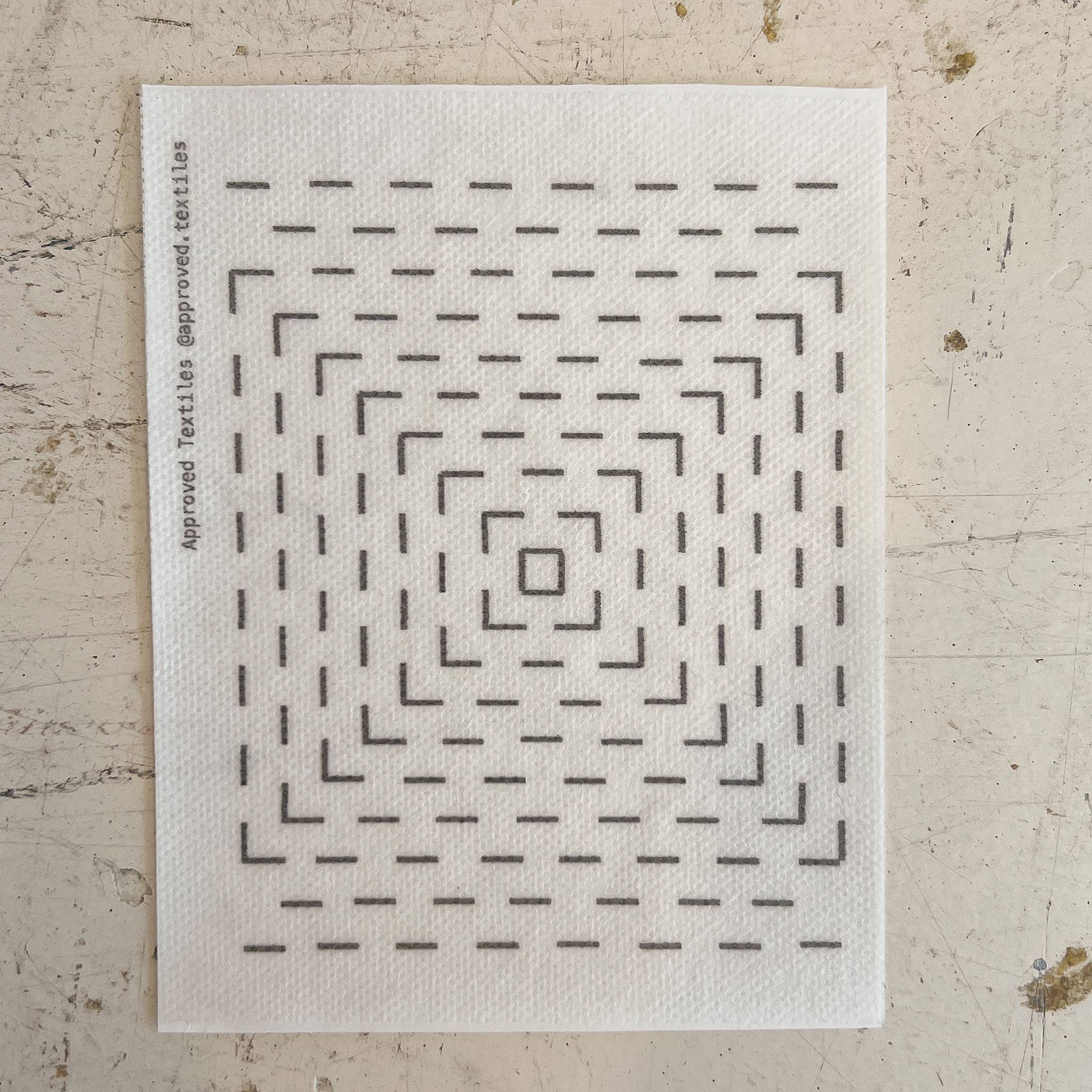 Large Squares - Minimal Mending + Embellishment Transfer