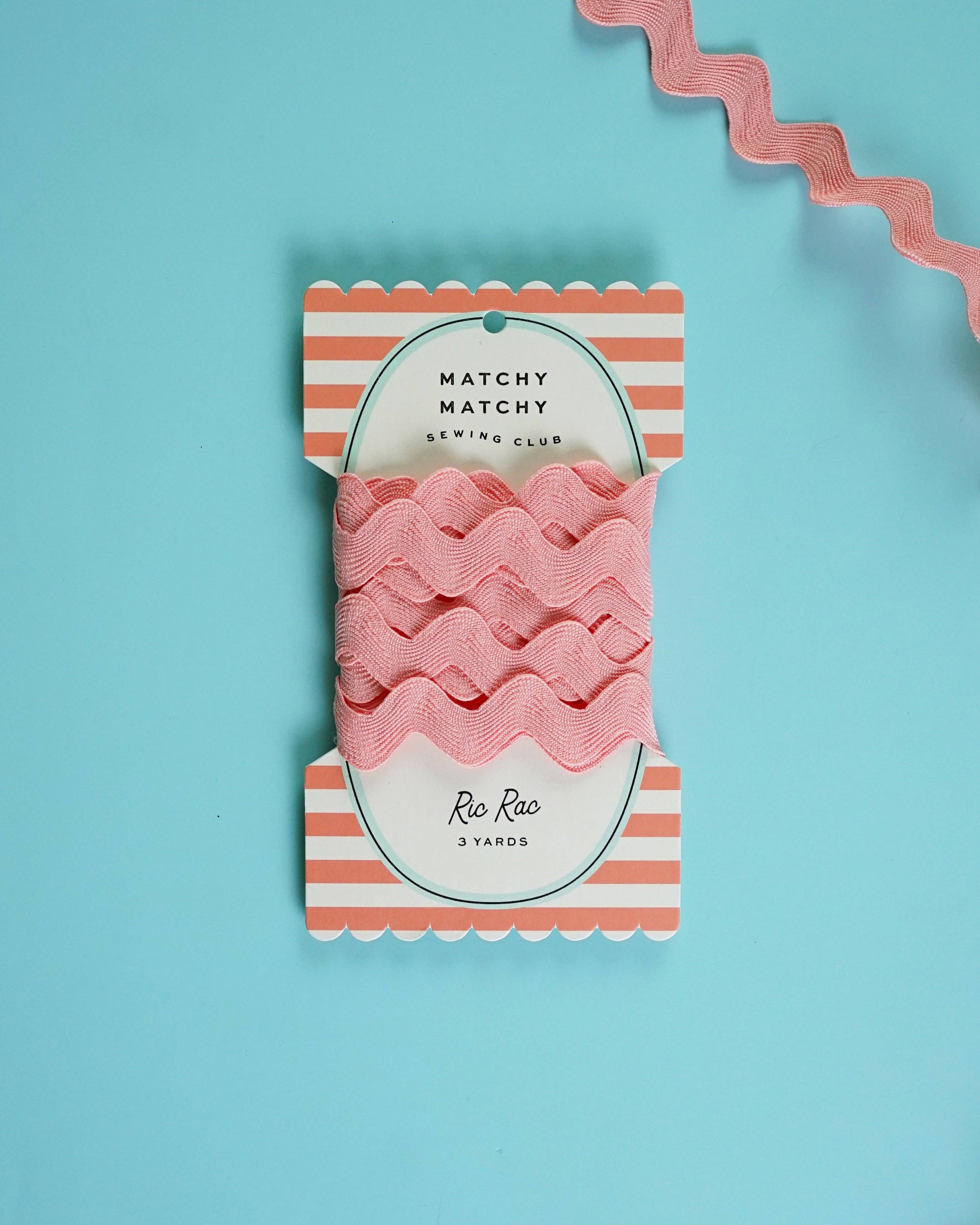 Pink Taffy Big Ric Rac: 3 yards