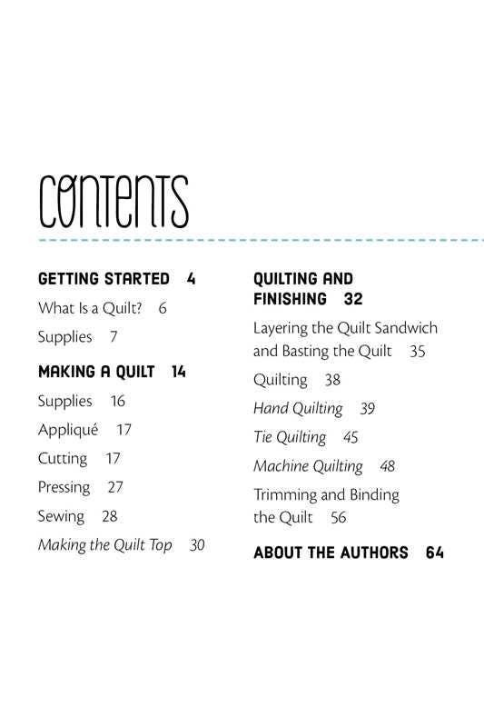 Quiltmaking for Beginners Handy Pocket Guide by Angela Walters