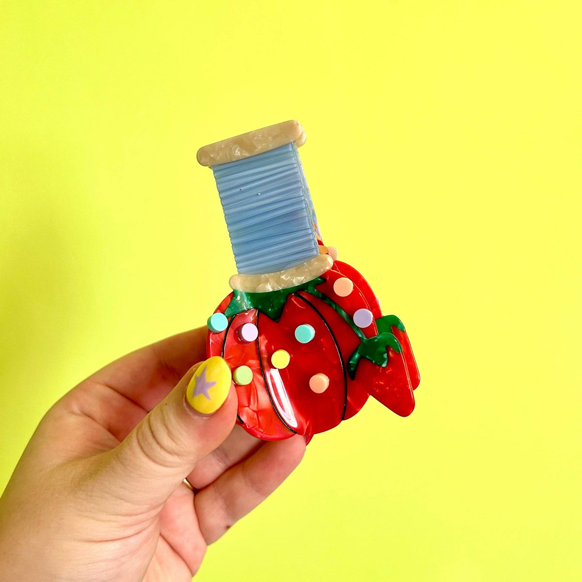 The Peach Fuzz - Pin Cushion Hair Claw